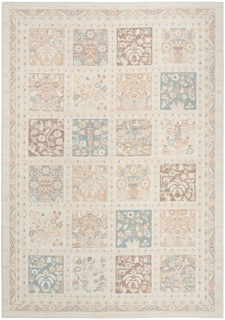 Isla Vintage 5'3" x 7' Indoor Rug In Multicolor