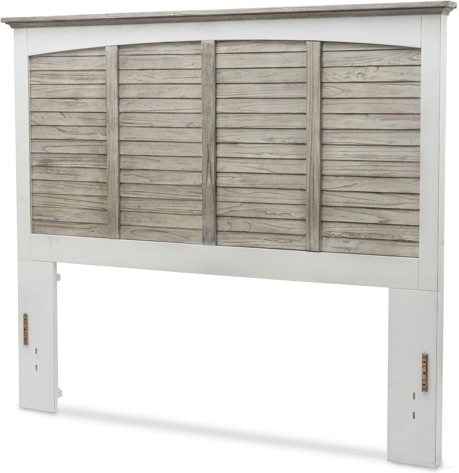 The appearance of Islamorada Queen Headboard In Grey and White designed by Sea Winds Trading in the transitional interior design. This grey/white piece of furniture  was selected by 1StopBedrooms from Islamorada Collection to add a touch of cosiness and style into your home. Sku: B23340-DAPGREY. Material: Wood. Bed Size: Queen.