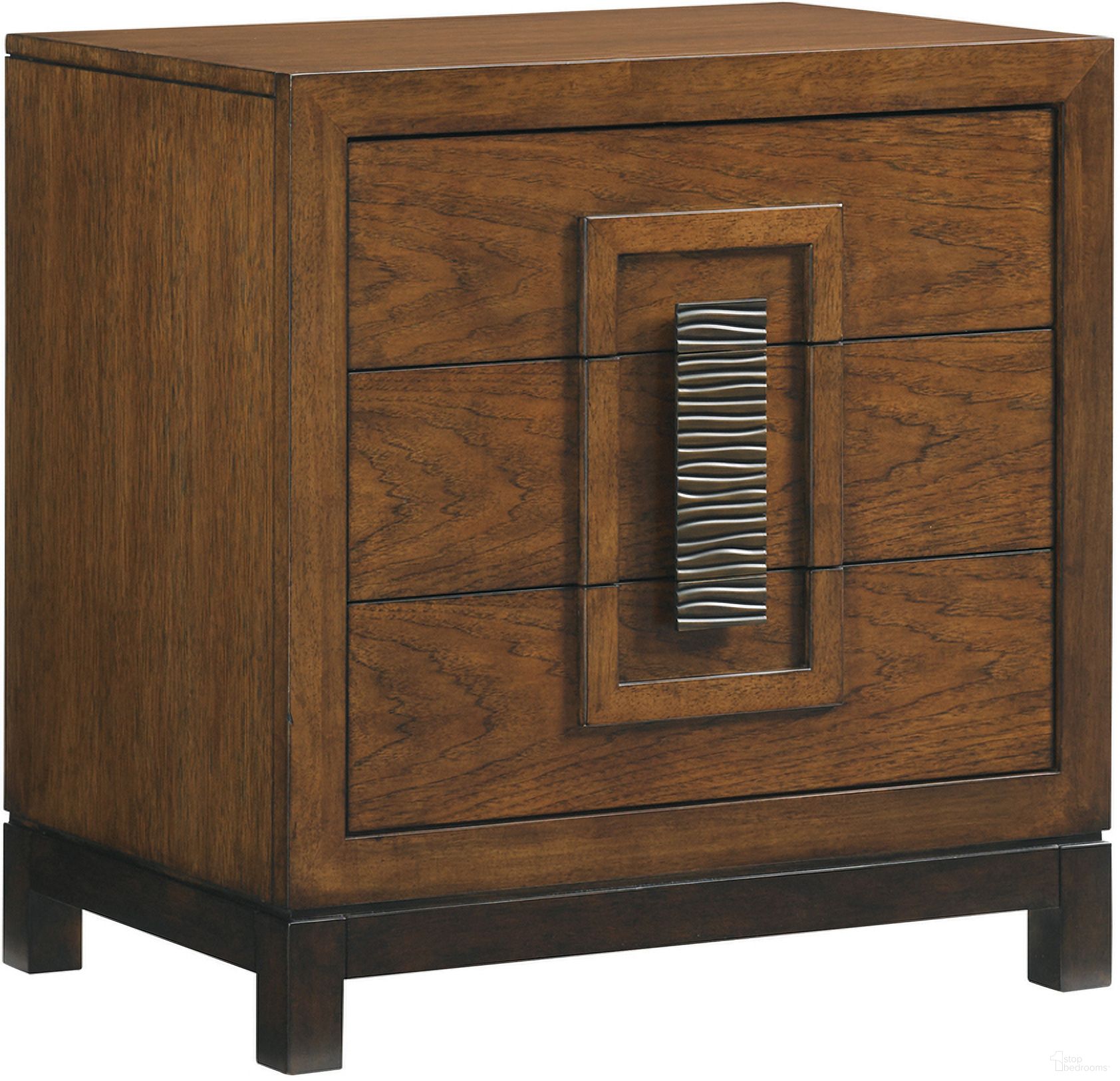 The appearance of Island Fusion Isabela Nightstand In Sebana designed by Tommy Bahama in the transitional interior design. This sebana piece of furniture was selected by 1StopBedrooms from Island Fusion Collection to add a touch of cosiness and style into your home. Sku: 556-621. Material: Wood.