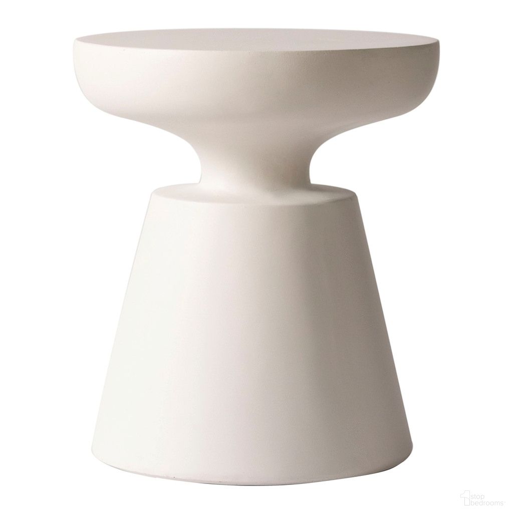 The appearance of Isle Fiberglass Outdoor Side Table In Cream designed by LeisureMod in the modern / contemporary interior design. This cream piece of furniture was selected by 1StopBedrooms from Isle Collection to add a touch of cosiness and style into your home. Sku: IST17CR. Table Top Shape: Round. Material: Stone.