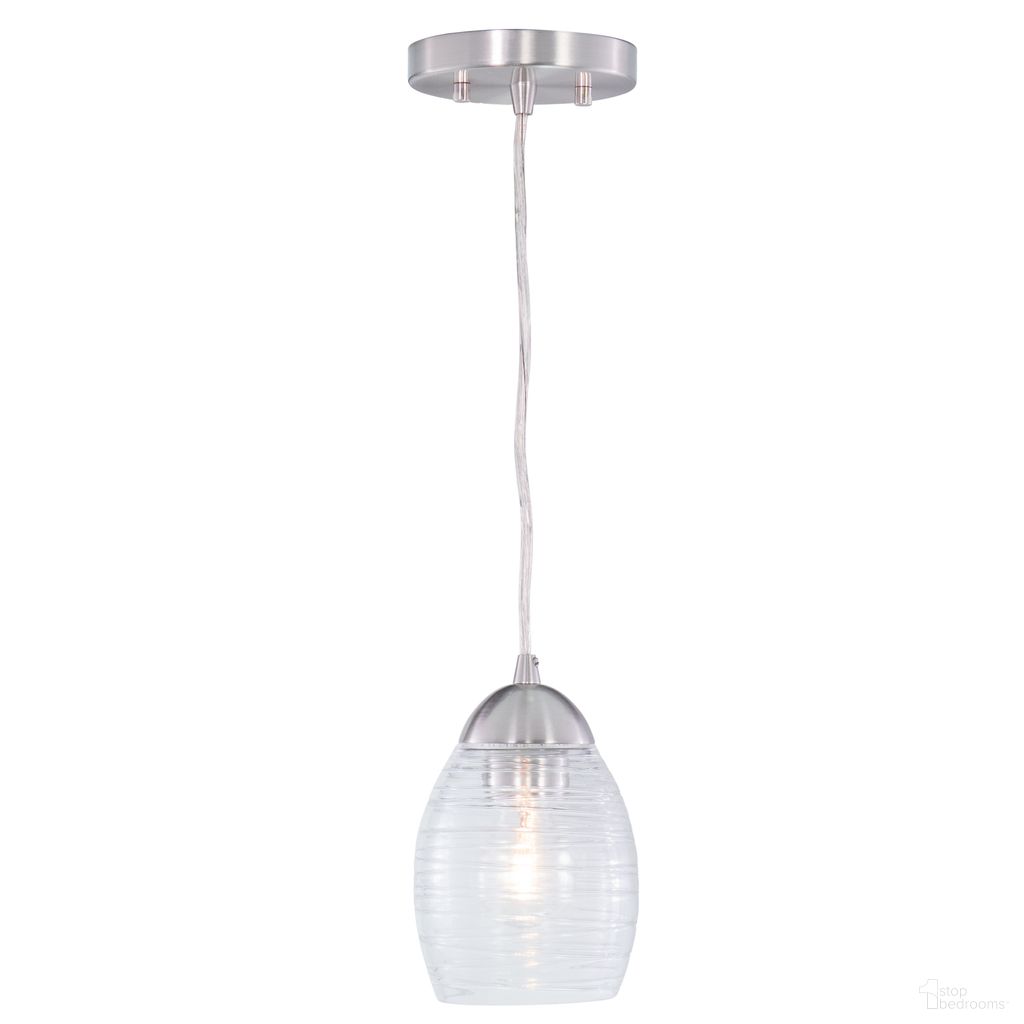 Isley 5 Inch Mini Pendant In Satin Nickel