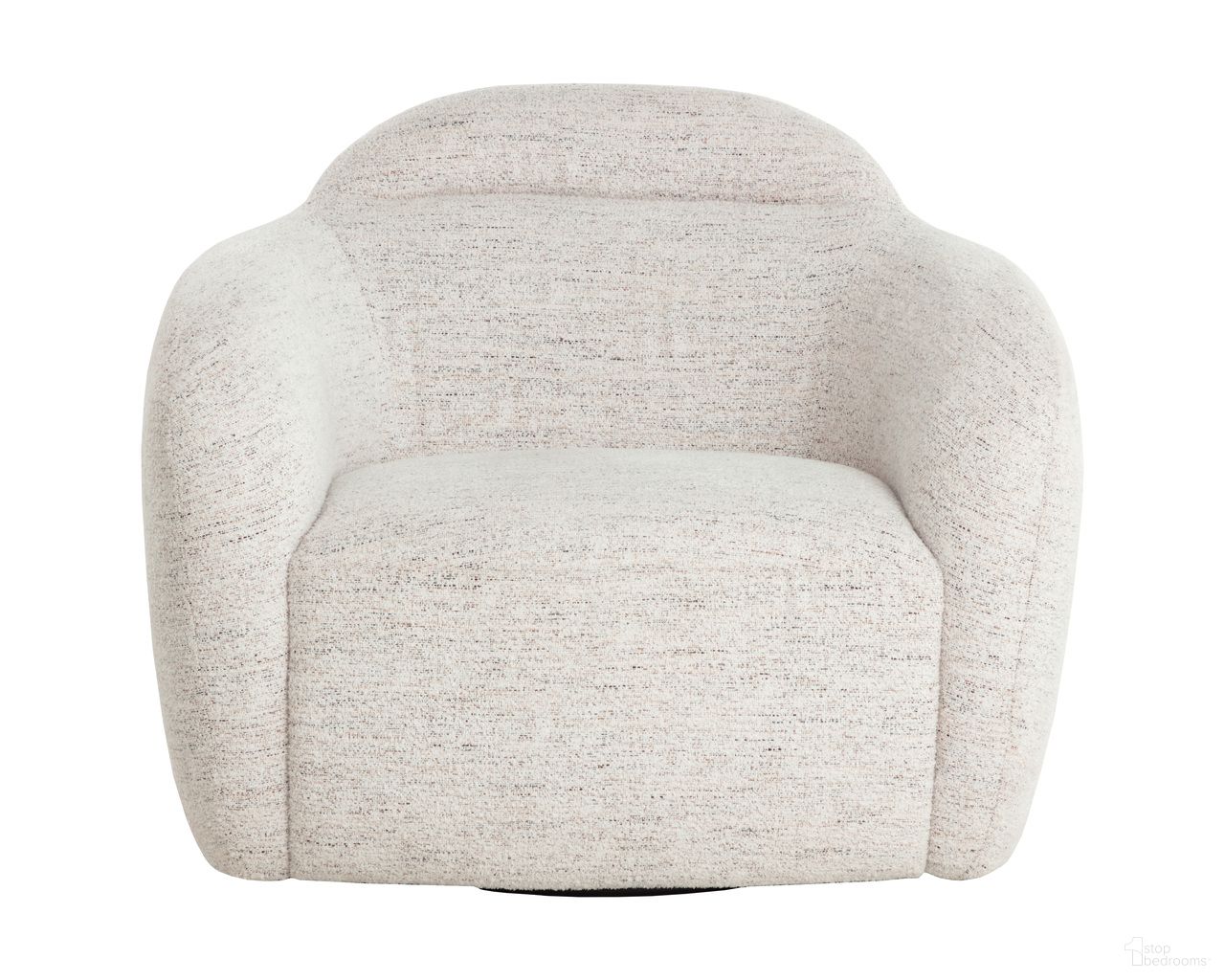 Ismo Swivel Lounge Chair In Hailey Moon