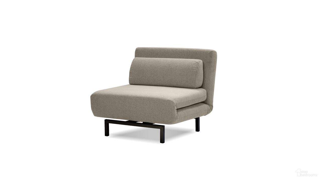 The appearance of Iso Swivel Chairbed Black Powder Coated Legs In Driftwood designed by Mobital in the interior design. This driftwood piece of furniture was selected by 1StopBedrooms from Iso Collection to add a touch of cosiness and style into your home. Sku: CHA-ISO1-DRIF-PCBLA. Material: Fabric.