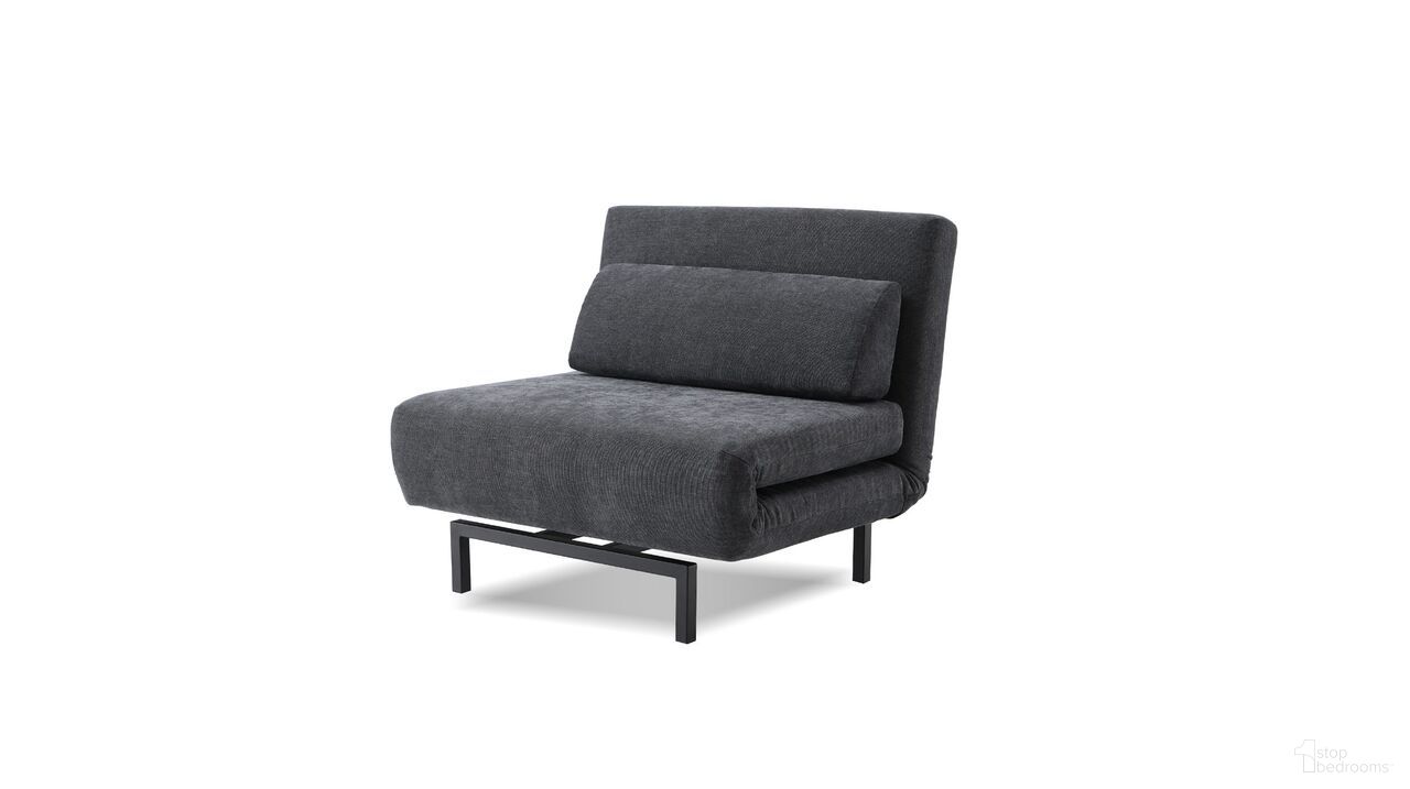 Iso Swivel Chairbed Black Powder Coated Legs In Dusk