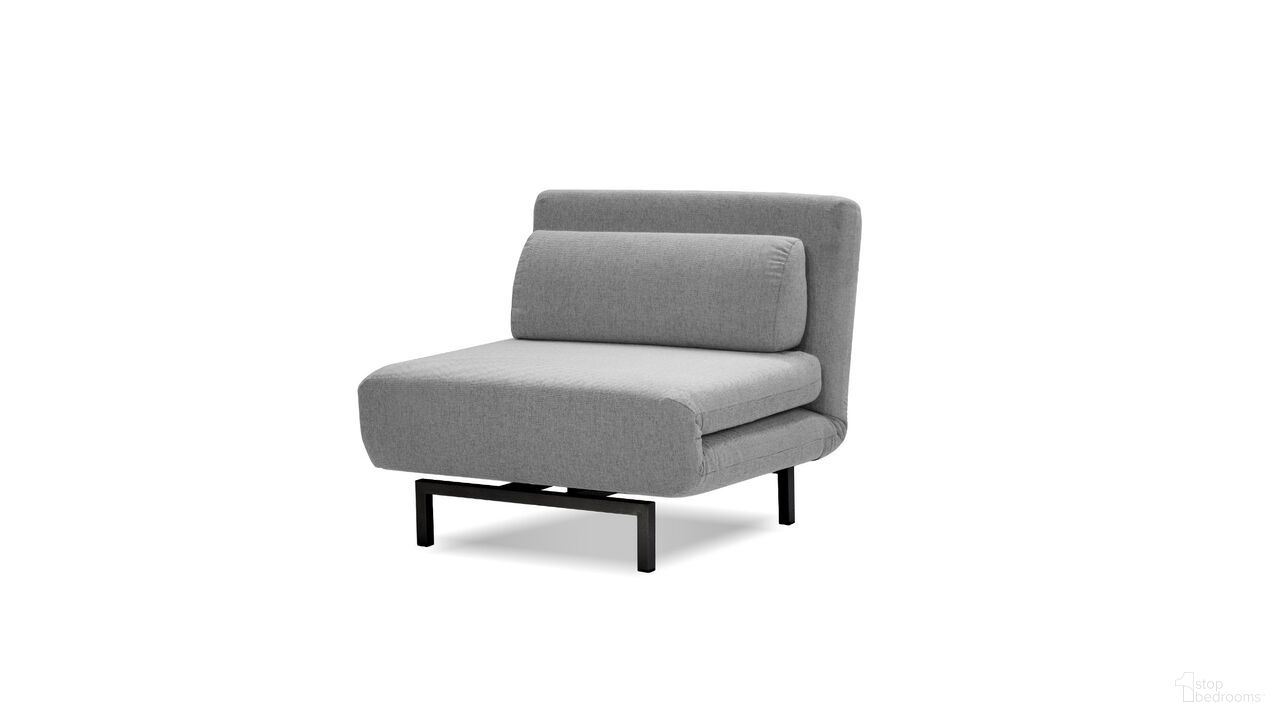 The appearance of Iso Swivel Chairbed Black Powder Coated Legs In Silver designed by Mobital in the interior design. This silver piece of furniture was selected by 1StopBedrooms from Iso Collection to add a touch of cosiness and style into your home. Sku: CHA-ISO1-SILV-PCBLA. Material: Fabric.