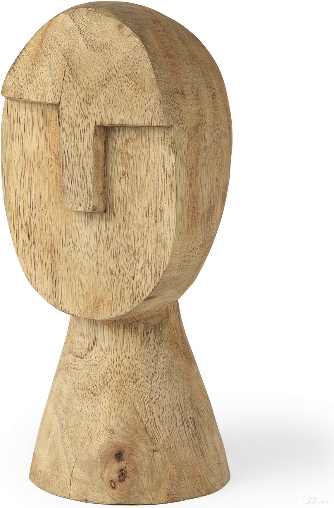 Ivan Wooden Head Medium Sculpture