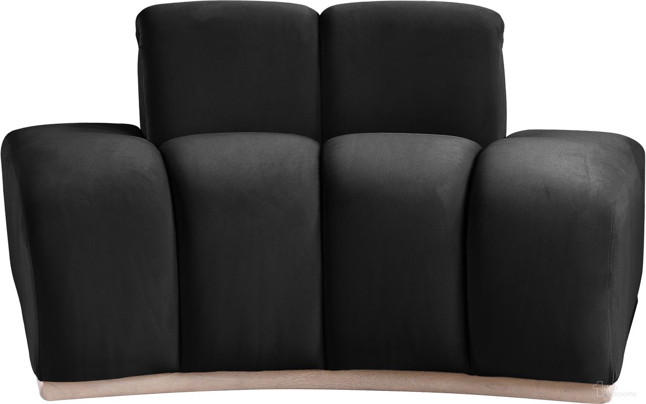 The appearance of Jace Velvet Chair In Black and Natural designed by Meridian in the modern / contemporary interior design. This black and natural piece of furniture was selected by 1StopBedrooms from Jace Collection to add a touch of cosiness and style into your home. Sku: 44093Black-C. Material: Velvet.