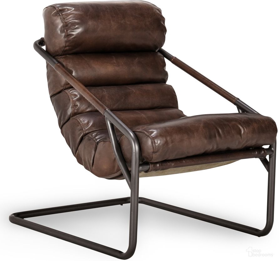 The appearance of Jackson Accent Chair In Truffle Brown designed by Classic Home in the transitional interior design. This truffle brown piece of furniture was selected by 1StopBedrooms from Jackson Collection to add a touch of cosiness and style into your home. Sku: 53004220. Material: Top Grain Leather.