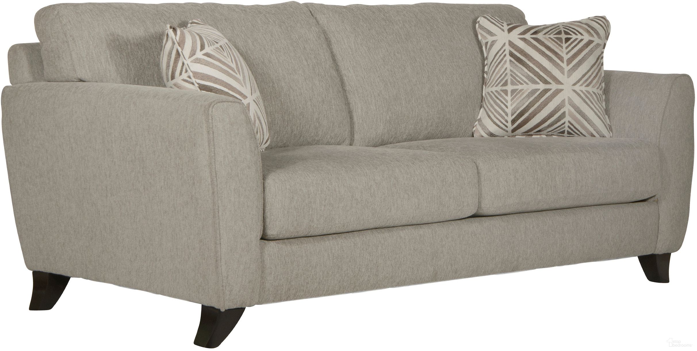 The appearance of Jackson Alyssa Sofa 421503207218207000 designed by Jackson in the traditional interior design. This pebble piece of furniture  was selected by 1StopBedrooms from Alyssa Collection to add a touch of cosiness and style into your home. Sku: 421503207218207328. Material: Polyester.