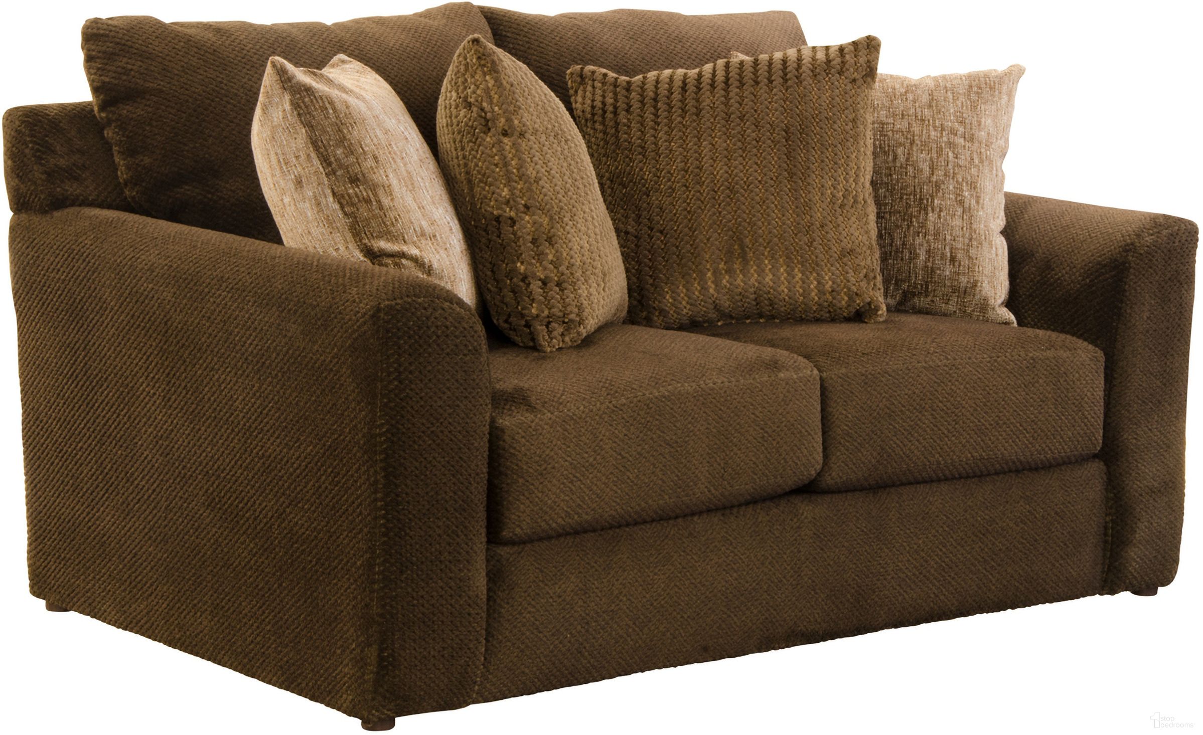 The appearance of Jackson Midwood Loveseat 329102180649264000 designed by Jackson in the traditional interior design. This chocolate piece of furniture was selected by 1StopBedrooms from Midwood Collection to add a touch of cosiness and style into your home. Sku: 329102180649264249. Material: Polyester.