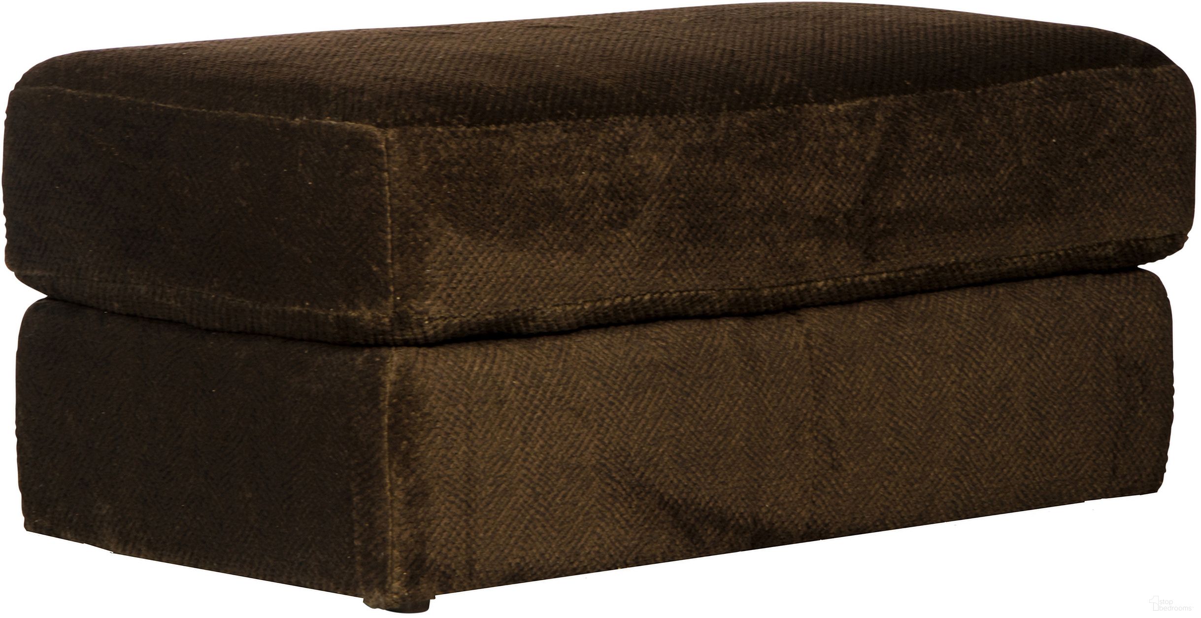 The appearance of Midwood Ottoman In Chocolate designed by Jackson in the traditional interior design. This chocolate piece of furniture was selected by 1StopBedrooms from Midwood Collection to add a touch of cosiness and style into your home. Sku: 329110180649. Material: Polyester.