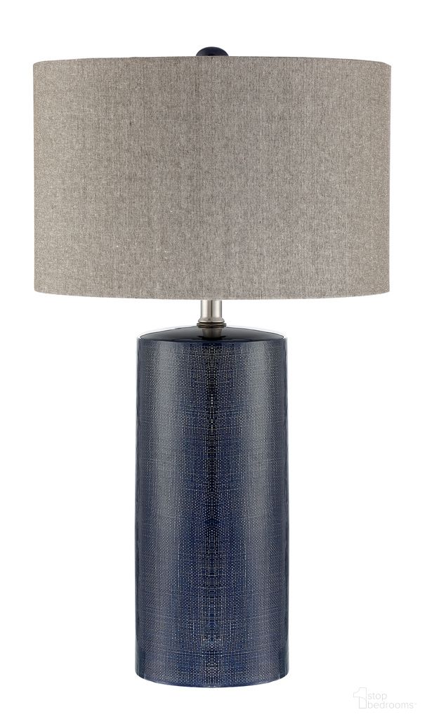 Jacoby Table Lamp In Navy Blue