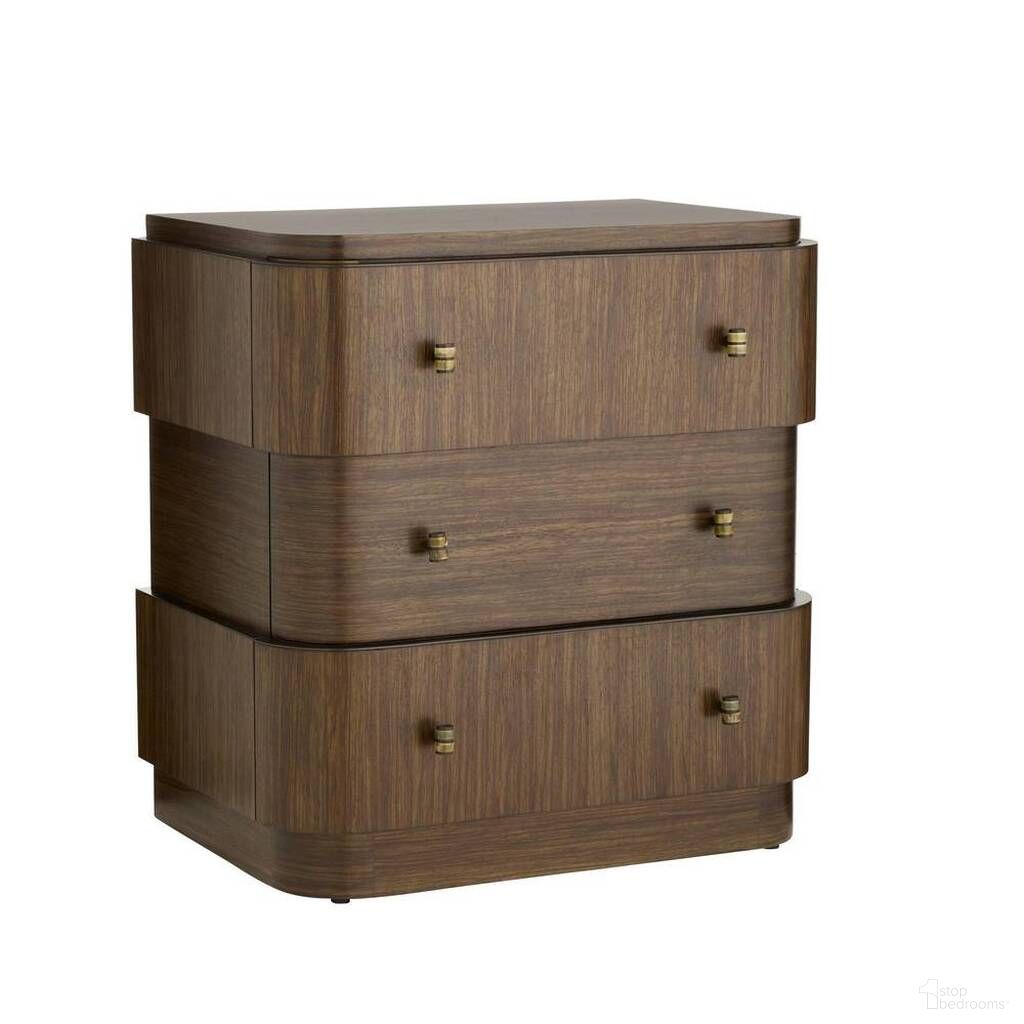 The appearance of Jacques Side Table In Brindle designed by Arteriors in the modern / contemporary interior design. This brindle piece of furniture was selected by 1StopBedrooms from Jacques Collection to add a touch of cosiness and style into your home. Sku: FIS06. Material: Ofram Veneer.