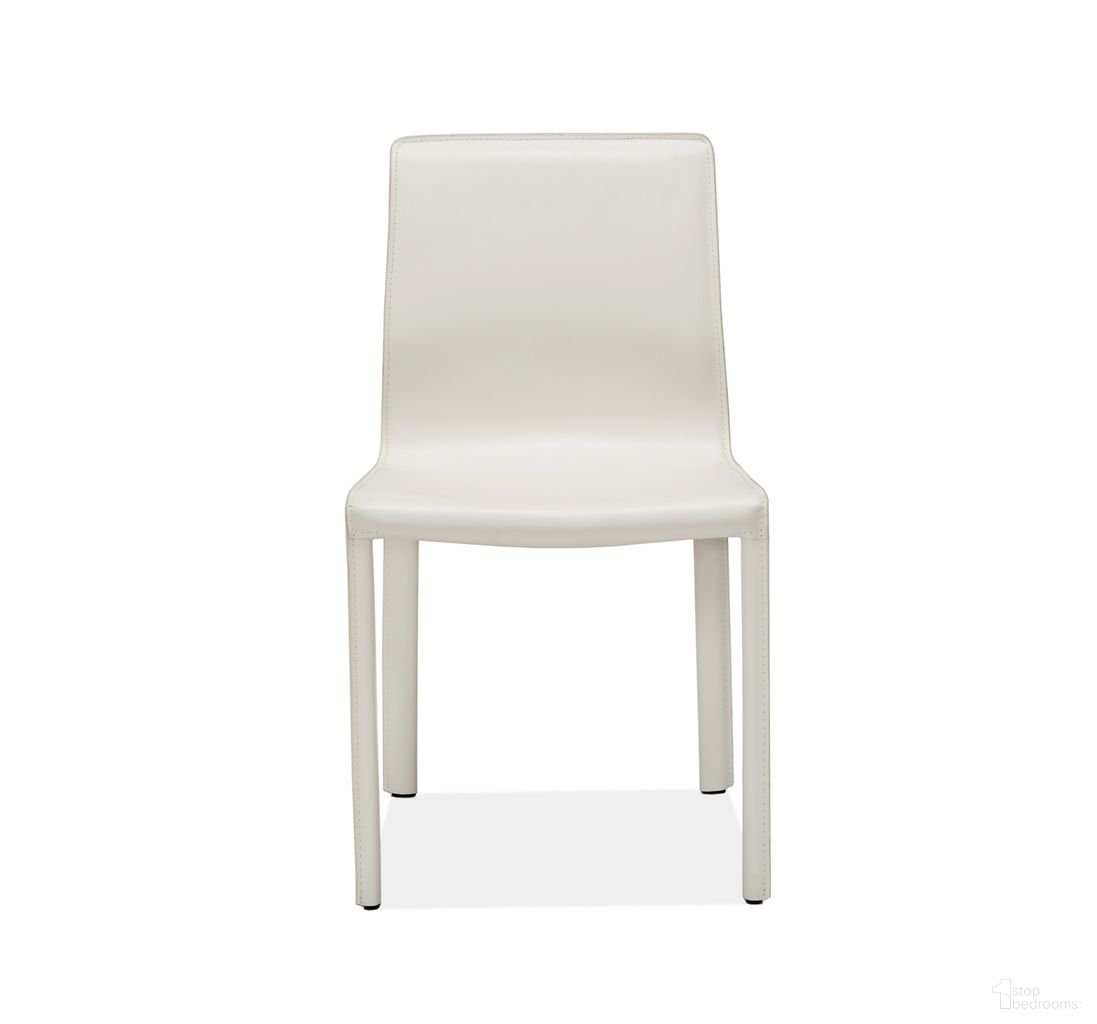 The appearance of Jada Dining Chair Set of 2 In White designed by Interlude Home in the modern / contemporary interior design. This white piece of furniture was selected by 1StopBedrooms from Jada Collection to add a touch of cosiness and style into your home. Sku: 148087. Material: Leather. Chair Type: Side Chair.