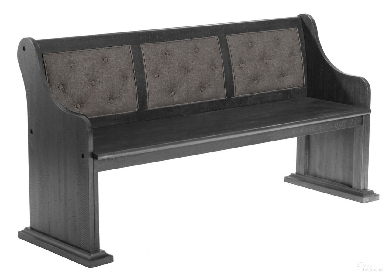 The appearance of Jade Dining Bench with Tufted Seat Back In Gray Linen and Dark Gray Wood designed by Best Quality Furniture in the traditional interior design. This dark gray and gray piece of furniture was selected by 1StopBedrooms from Jade Collection to add a touch of cosiness and style into your home. Sku: D88-B. Material: Linen.
