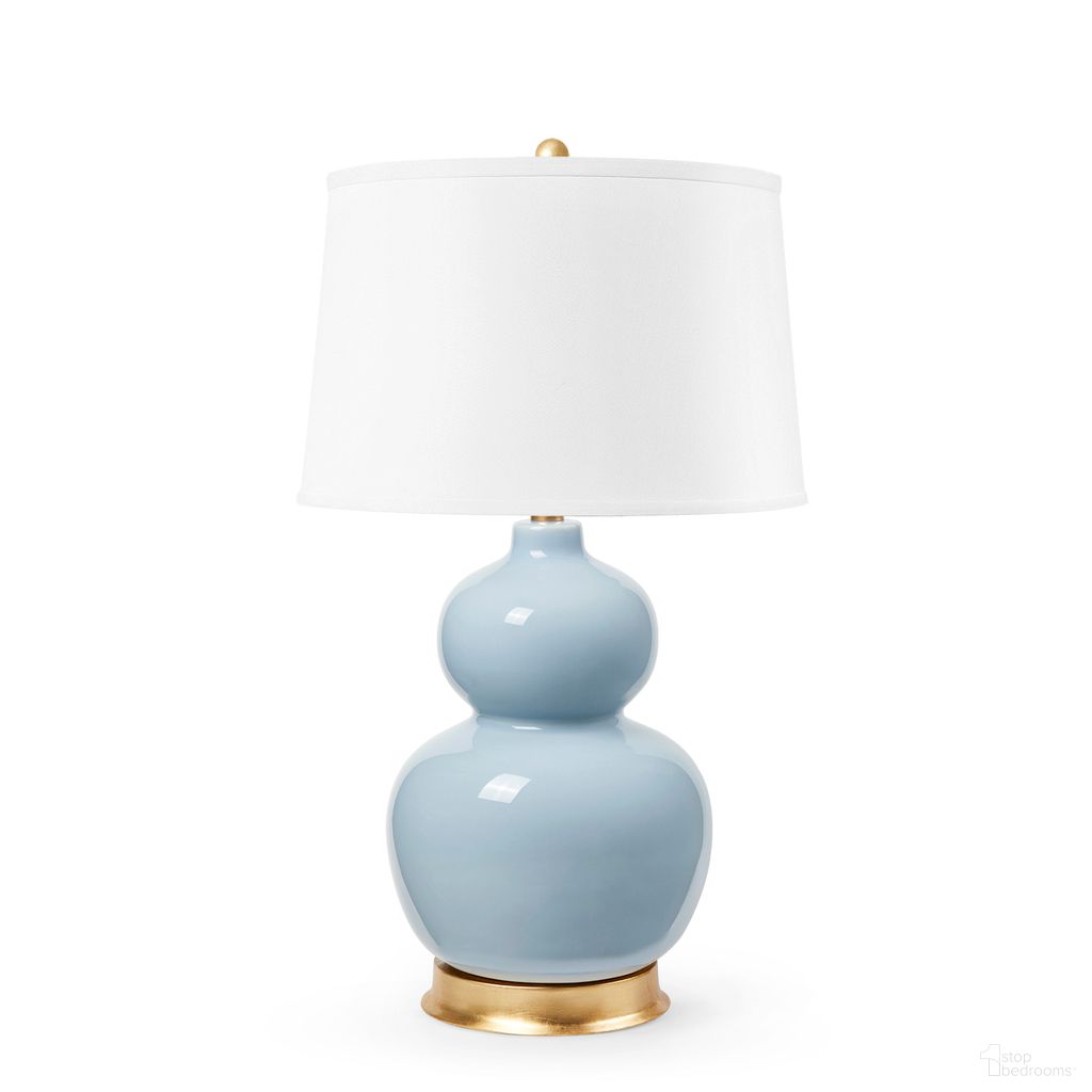 Jade Lamp without Shade In Periwinkle Blue