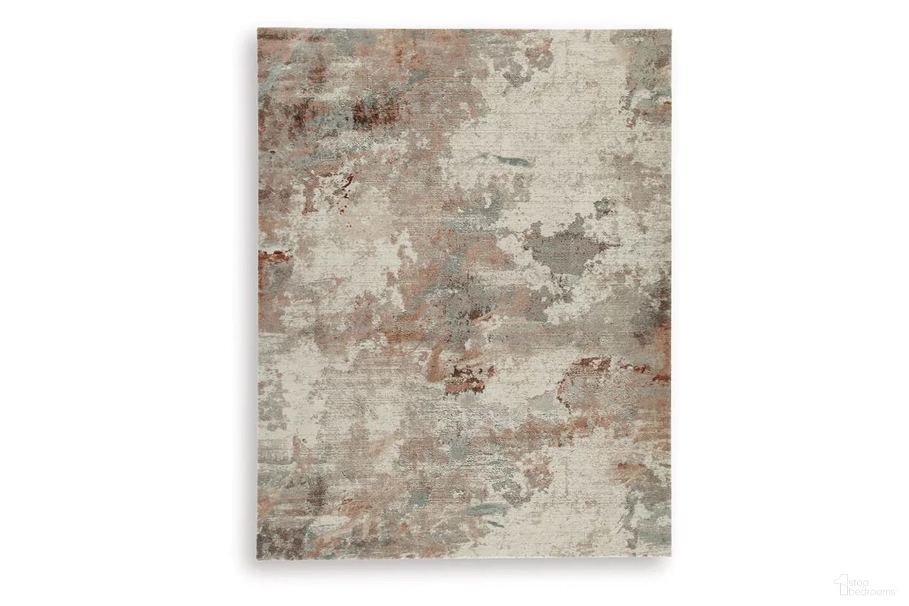The appearance of Jadenburg Large Rug In Cream and Gray designed by Signature Design by Ashley in the modern / contemporary interior design. This cream/gray/sienna piece of furniture  was selected by 1StopBedrooms from Jadenburg Collection to add a touch of cosiness and style into your home. Sku: R408121. Material: Polyester.