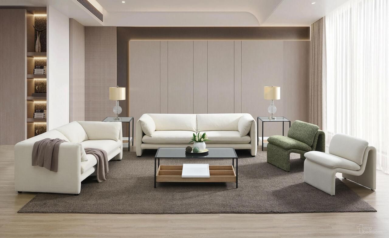 The appearance of Jaeda Living Room Set In Beige Linen designed by ACME in the modern / contemporary interior design. This beige linen piece of furniture was selected by 1StopBedrooms from Jaeda Collection to add a touch of cosiness and style into your home. Sku: LV04550;LV04551. Material: Upholstered.
