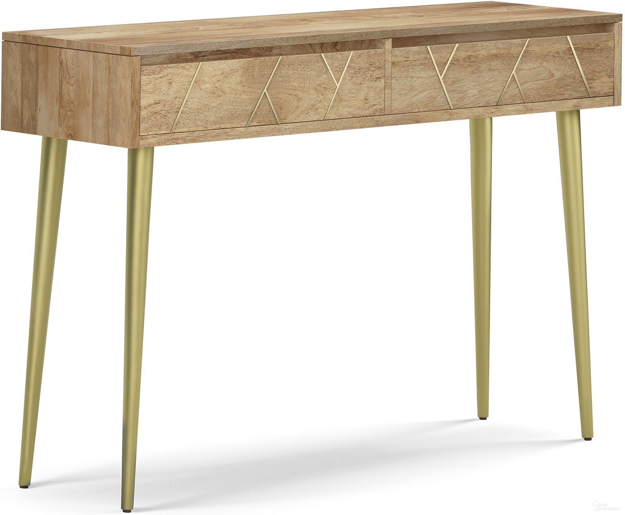 The appearance of Jager Solid Mango Wood Console Table In Natural designed by Simpli Home in the transitional interior design. This natural piece of furniture was selected by 1StopBedrooms from Jager Collection to add a touch of cosiness and style into your home. Sku: AXCJAG-03-N. Material: Mango Wood.