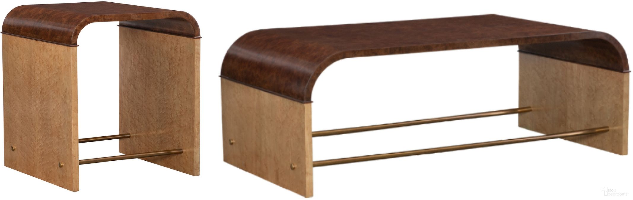 The appearance of Jaguar Occasional Table Set In Brown and Brass designed by Maitland-Smith in the modern / contemporary interior design. This brown/brass piece of furniture  was selected by 1StopBedrooms from Maitland Smith Collection to add a touch of cosiness and style into your home. Sku: 8416-33;8416-32. Material: Brass.