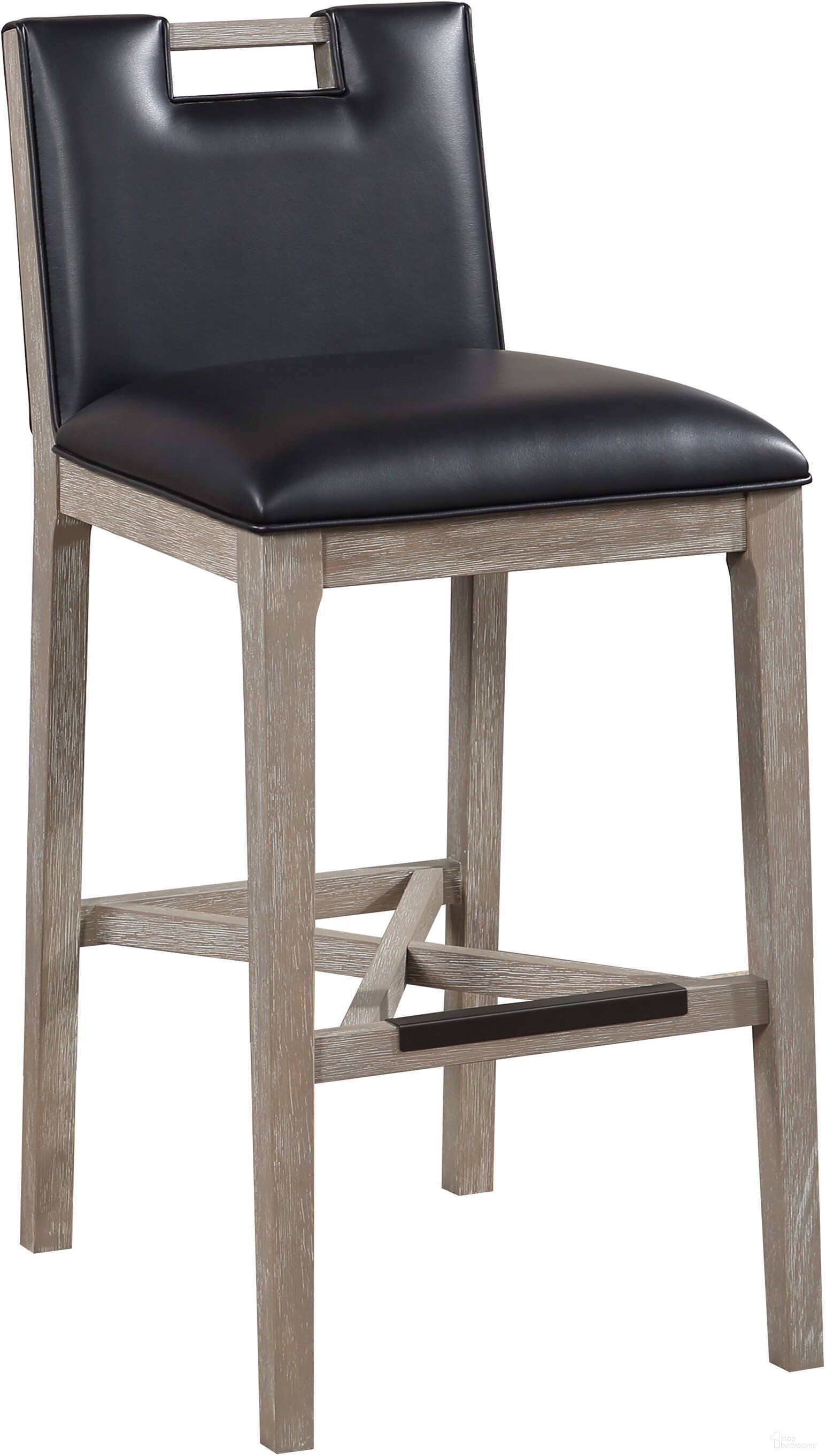 Jakarta 30 Inch Stool In Driftwood Grey