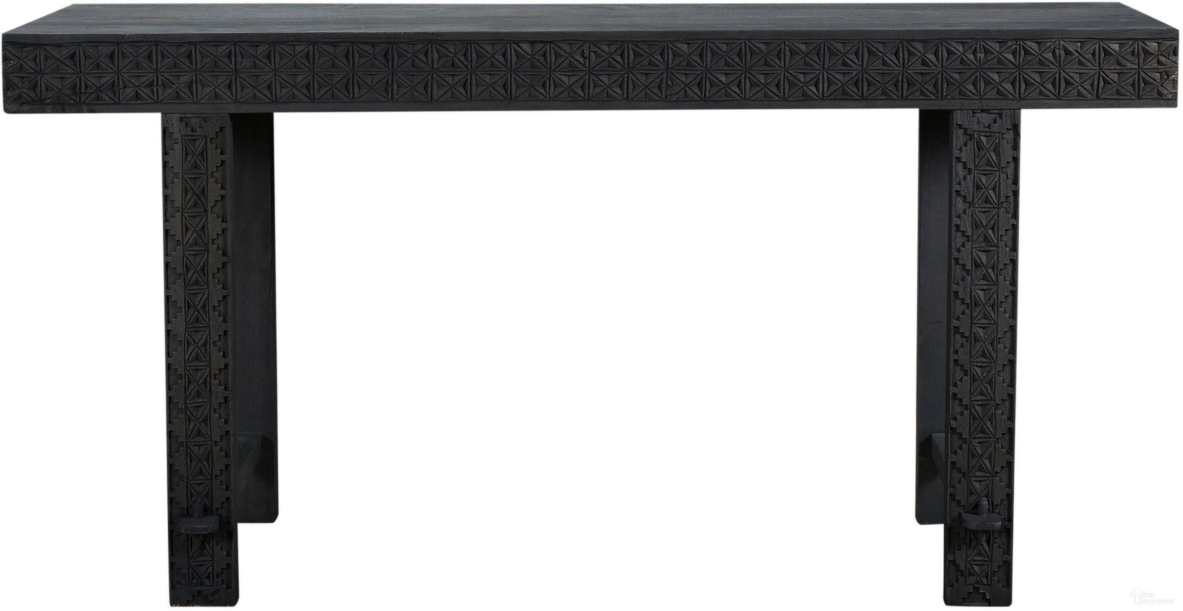 The appearance of Jamboree Console Table In Dark Gray designed by Moti in the traditional interior design. This dark gray piece of furniture  was selected by 1StopBedrooms from Jamboree Collection to add a touch of cosiness and style into your home. Sku: 90115001. Material: Wood.