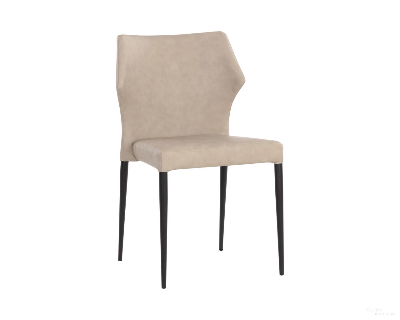 James Stackable Dining Chair Set of 2 In Bounce Stone