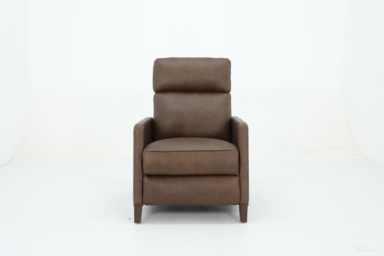 The appearance of James Zero Gravity Power Recliner with Power Head Rest and Power Lumbar In Walnut designed by BarcaLounger in the transitional interior design. This walnut piece of furniture  was selected by 1StopBedrooms from James Collection to add a touch of cosiness and style into your home. Sku: 9PHL3093531087. Material: Leather.