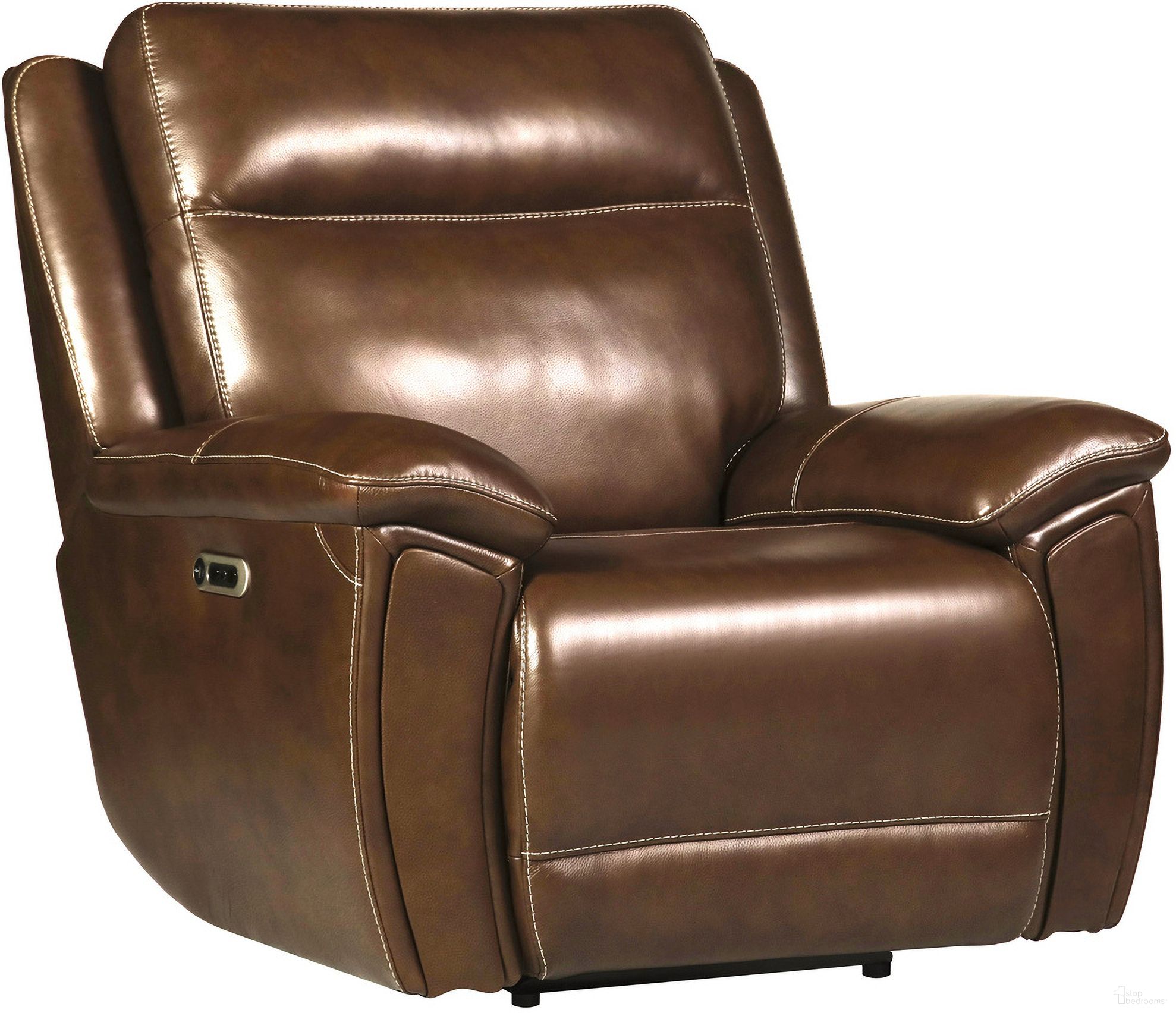 The appearance of Jameson Power Zero Gravity Recliner Set of 2 In Hickory designed by Parker House in the transitional interior design. This hickory piece of furniture  was selected by 1StopBedrooms from Jameson Collection to add a touch of cosiness and style into your home. Sku: MJAM#812PHZ-HKRY;MJAM#812PHZ-HKRY. Material: Leather.