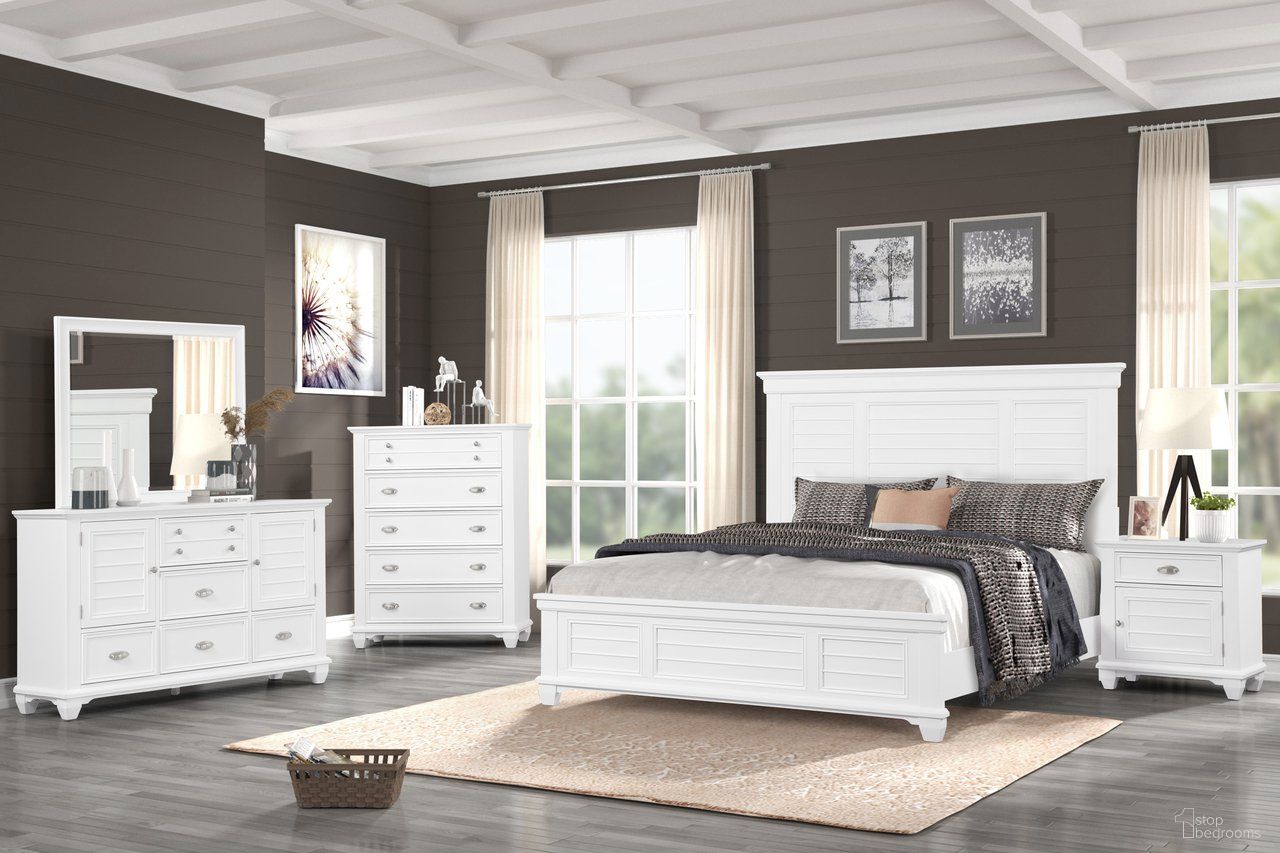 Jamestown Bedroom Set In White