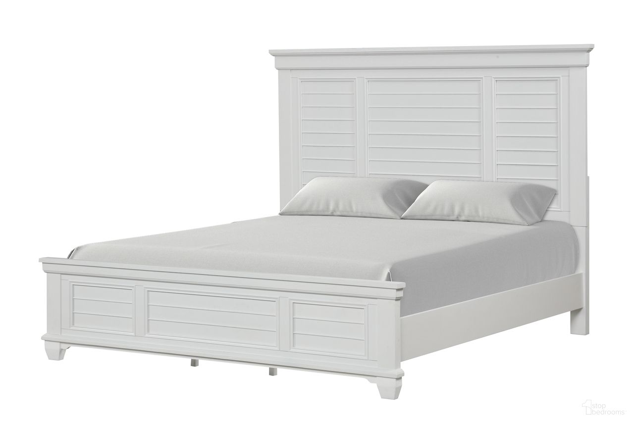 Jamestown Queen Bed In White