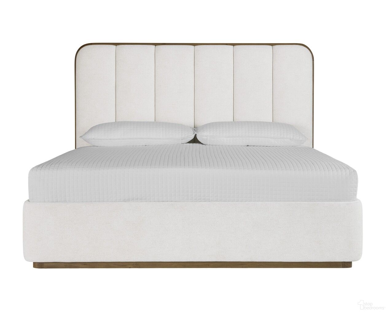 Jamille King Platform Bed In Eclipse White