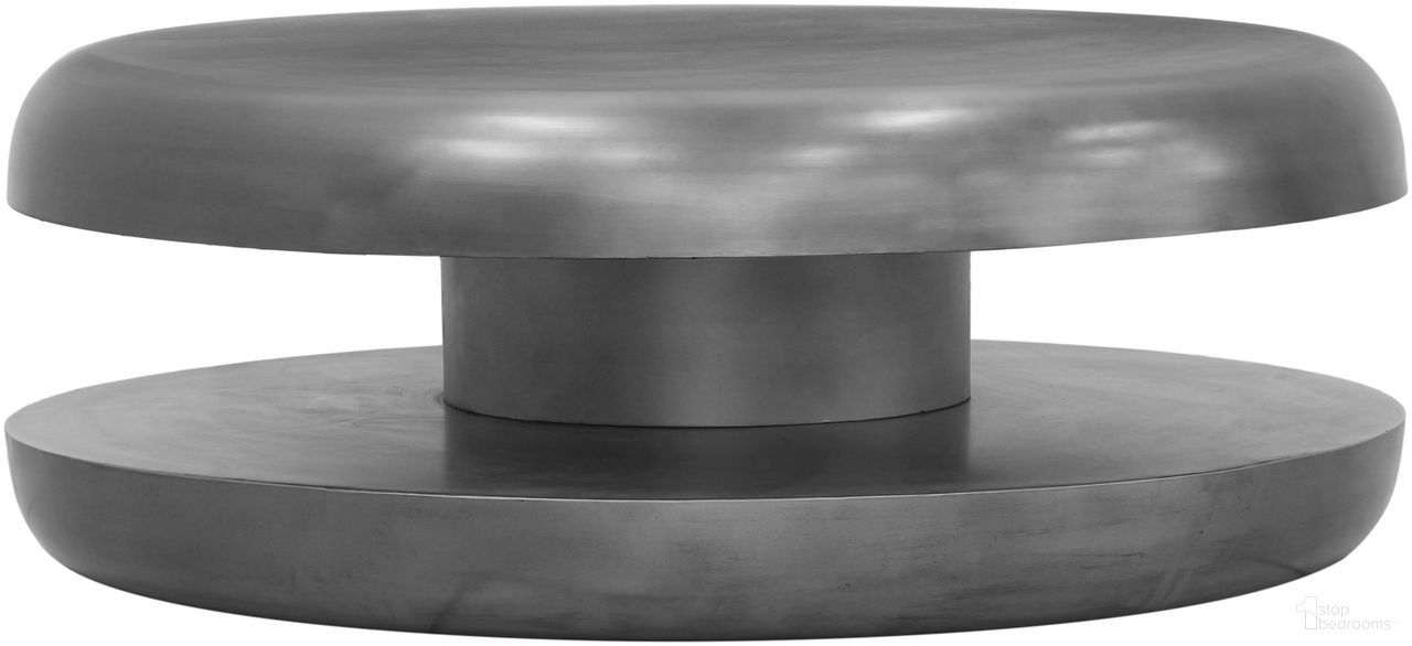 The appearance of Jamison Iron Coffee Table In Silver designed by Meridian in the modern / contemporary interior design. This silver piece of furniture was selected by 1StopBedrooms from Jamison Collection to add a touch of cosiness and style into your home. Sku: 99071Silver-CT. Material: Iron.