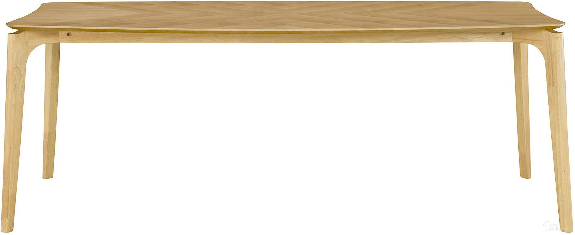 The appearance of Jana-1 78.75 inch Dining Table In Natural Oak designed by Aeon in the modern / contemporary interior design. This natural oak piece of furniture was selected by 1StopBedrooms from Jana Collection to add a touch of cosiness and style into your home. Sku: AE5020-DT58-NatOak. Table Base Style: Legs. Material: Wood. Table Top Shape: Rectangular. Size: 36" x 79".