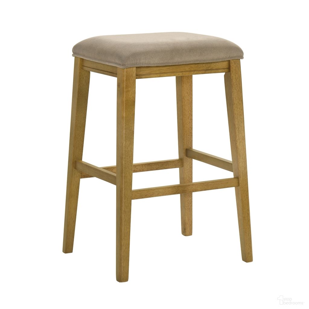 Armen Living Jane Wood Bar Stool - Thumbnail 2
