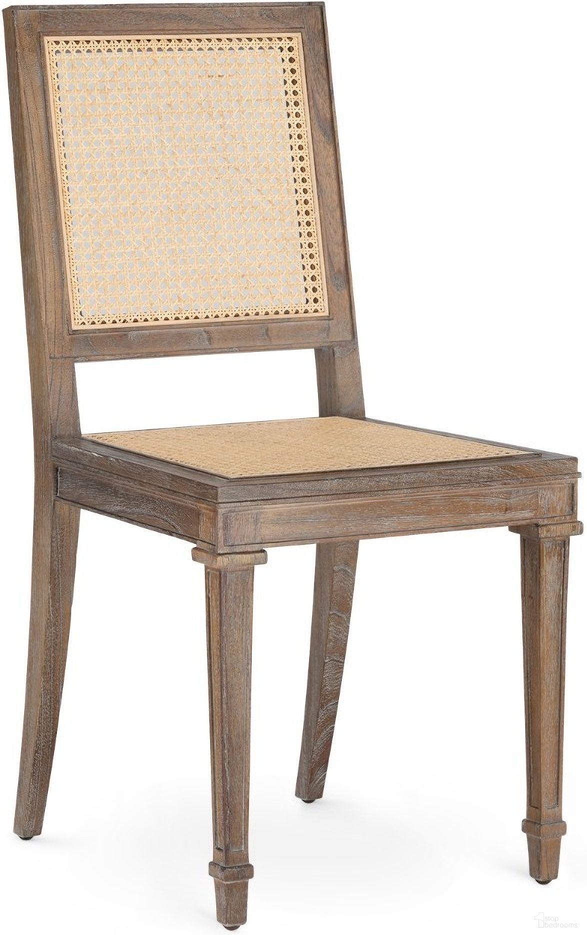 The appearance of Jansen Side Chair Set of 2 In Driftwood designed by Villa & House in the transitional interior design. This driftwood piece of furniture was selected by 1StopBedrooms from Jansen Collection to add a touch of cosiness and style into your home. Sku: JAN-550-92. Material: Mahogany. Chair Type: Side Chair.