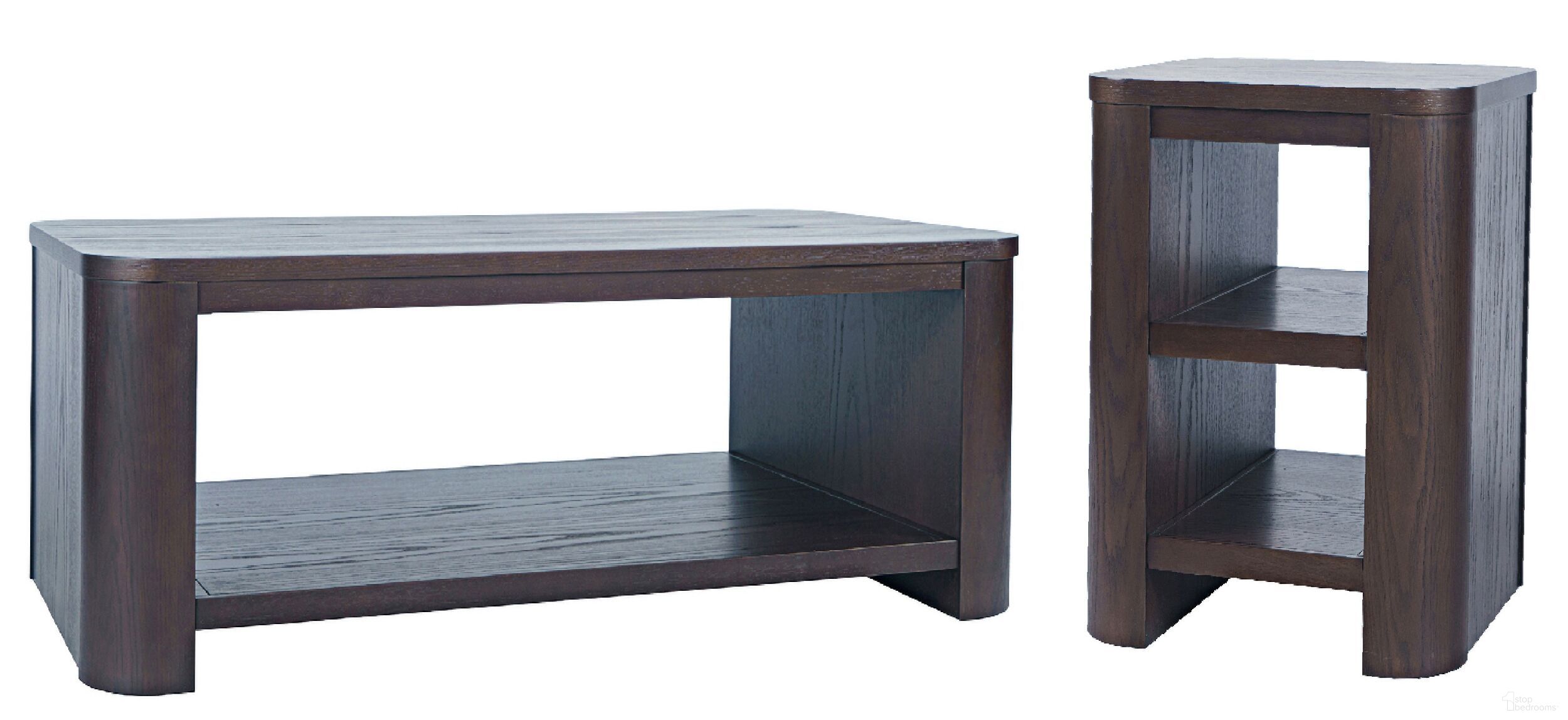 The appearance of Janzen Occasional Table Set In Brown and Espresso designed by Jofran in the modern / contemporary interior design. This brown and espresso piece of furniture was selected by 1StopBedrooms from Janzen Collection to add a touch of cosiness and style into your home. Sku: 2535-1;2535-3. Material: MDF.