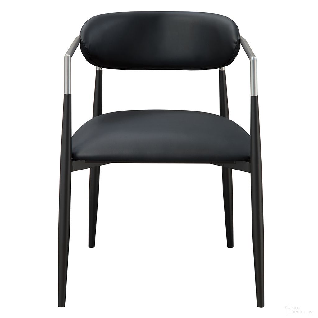 The appearance of Jaramillo Arm Chair Set of 2 In Black designed by ACME in the modern / contemporary interior design. This black piece of furniture was selected by 1StopBedrooms from Jaramillo Collection to add a touch of cosiness and style into your home. Sku: DN03467. Material: Wood. Chair Type: Arm Chair.