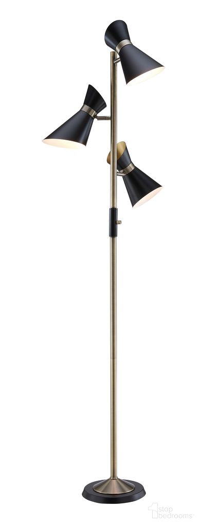 The appearance of Jared Floor Lamp In Black and Gold designed by Lite Source in the modern / contemporary interior design. This black and gold piece of furniture was selected by 1StopBedrooms from Jared Collection to add a touch of cosiness and style into your home. Sku: LS-83138. Material: Metal.