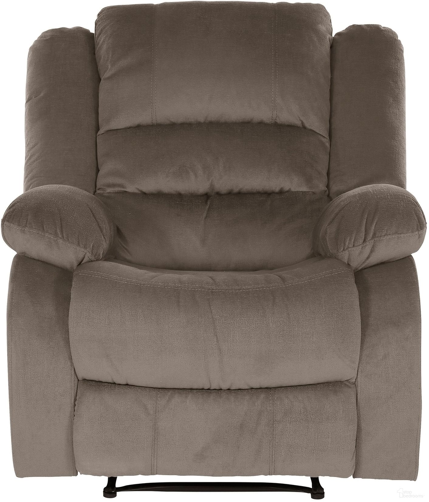 The appearance of Jarita Chocolate Reclining Chair designed by Homelegance in the transitional interior design. This chocolate piece of furniture was selected by 1StopBedrooms from Jarita Collection to add a touch of cosiness and style into your home. Sku: 8329CH-1. Material: Polyester.
