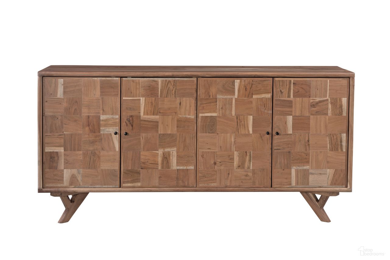 The appearance of Jarvis Server In Brown designed by Bassett Mirror Company in the modern / contemporary interior design. This brown piece of furniture was selected by 1StopBedrooms from Jarvis Collection to add a touch of cosiness and style into your home. Sku: 2548-DR-576. Material: Mango Wood.