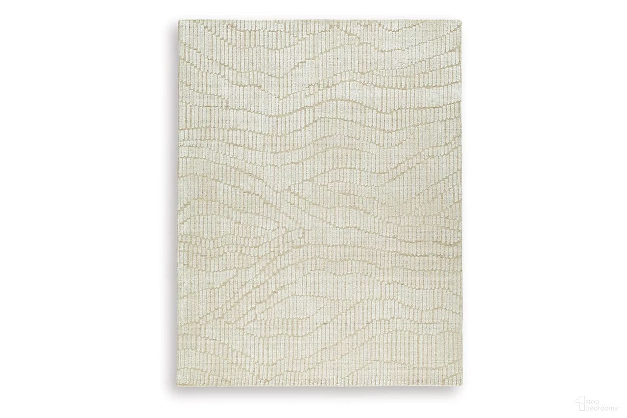Jaseena 7'8" x 10' Area Rug In Beige and Tan