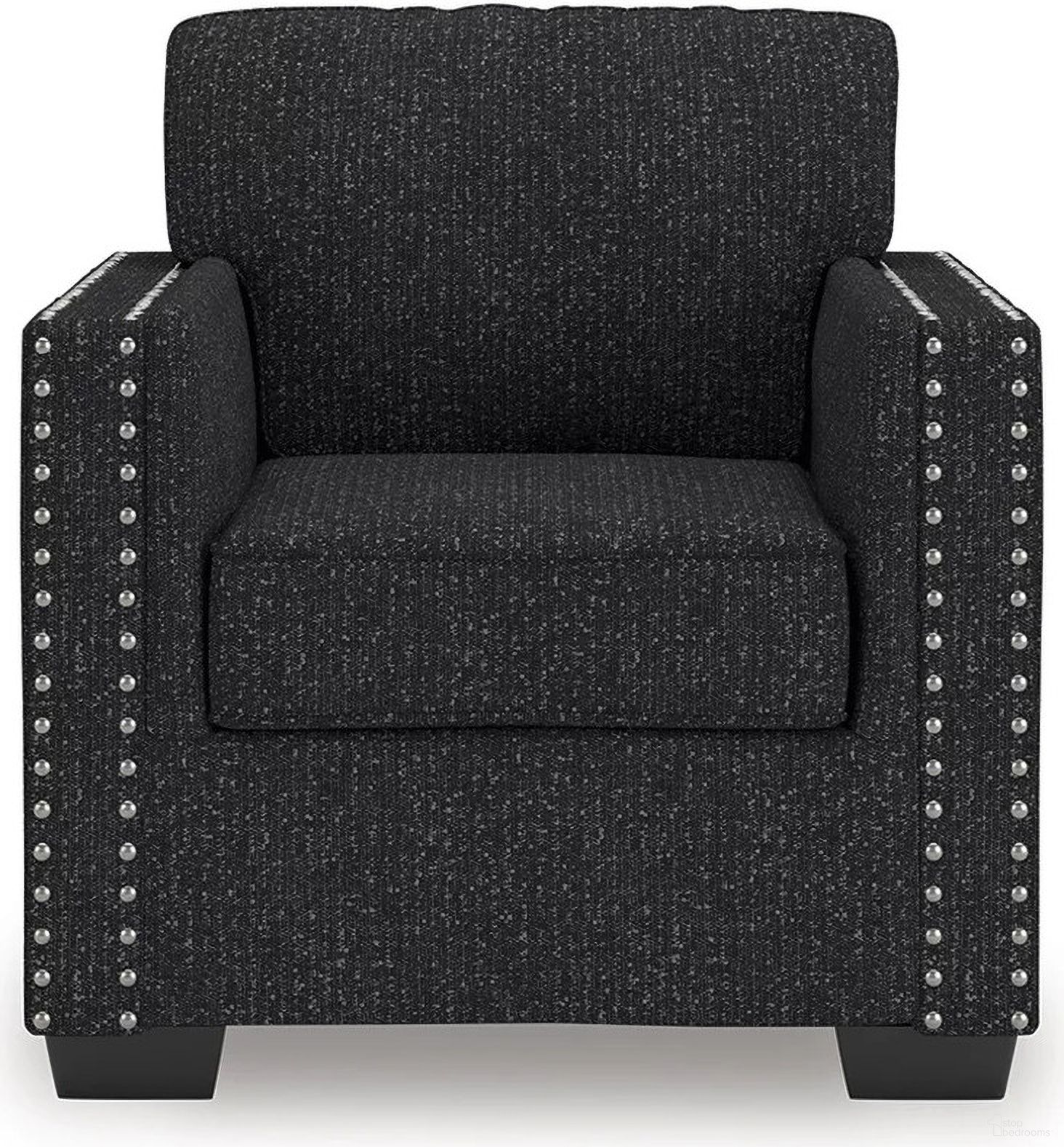 The appearance of Jasmine Peaks Chair In Coal designed by Signature Design by Ashley in the modern / contemporary interior design. This coal piece of furniture  was selected by 1StopBedrooms from Jasmine Peaks Collection to add a touch of cosiness and style into your home. Sku: 2890420. Material: Polyester.