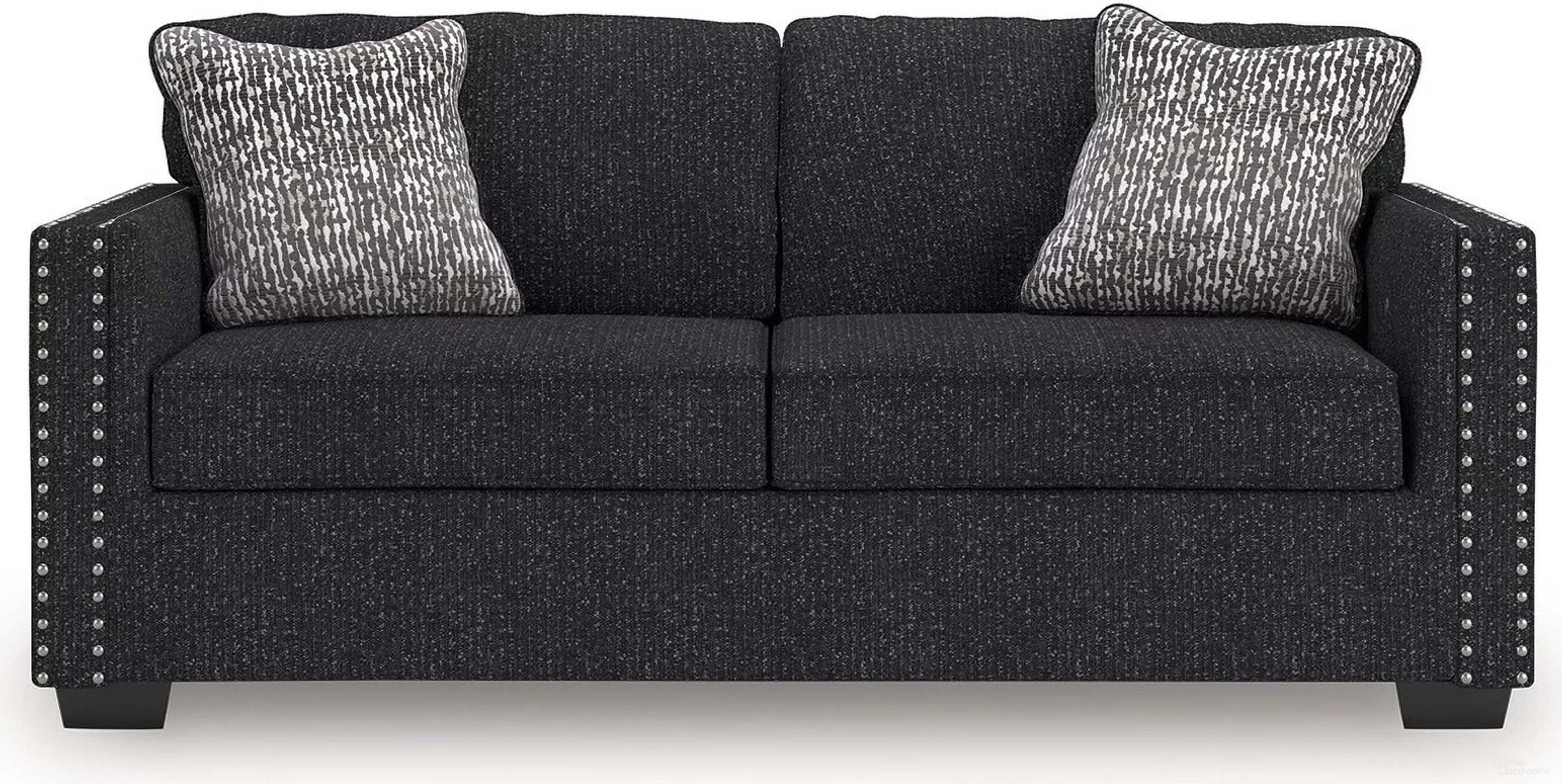 The appearance of Jasmine Peaks Sofa In Coal designed by Signature Design by Ashley in the modern / contemporary interior design. This coal piece of furniture was selected by 1StopBedrooms from Jasmine Peaks Collection to add a touch of cosiness and style into your home. Sku: 2890438. Material: Polyester.