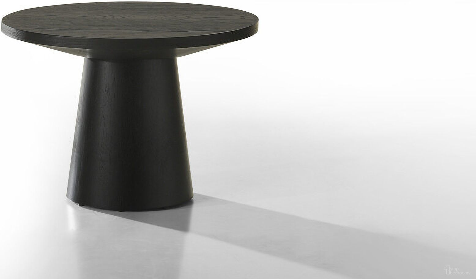 The appearance of Grantham 22 Inch Round End Table with Pedestal Base In Black designed by Lilola Home in the modern / contemporary interior design. This black piece of furniture  was selected by 1StopBedrooms from Grantham Collection to add a touch of cosiness and style into your home. Sku: 98045-TOP;98045-BASE. Material: Solid Wood.