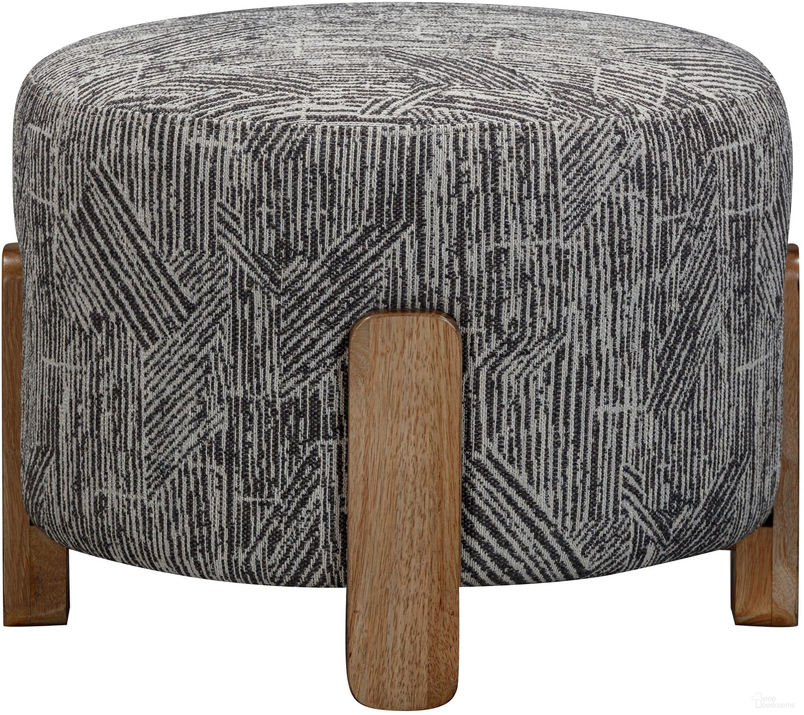 The appearance of Jasper Accent Ottoman In Exquisite Zebra designed by Bassett Mirror Company in the modern / contemporary interior design. This zebra piece of furniture was selected by 1StopBedrooms from Jasper Collection to add a touch of cosiness and style into your home. Sku: 7585-LR-101. Material: Mango Wood.