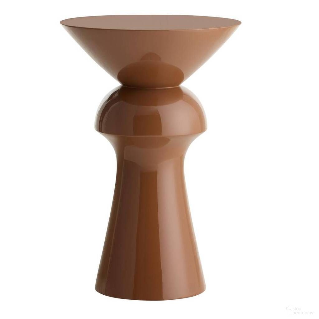 The appearance of Jasper Accent Table In Cider designed by Arteriors in the modern / contemporary interior design. This cider piece of furniture  was selected by 1StopBedrooms from Jasper Collection to add a touch of cosiness and style into your home. Sku: FAS17. Material: Lacquer.
