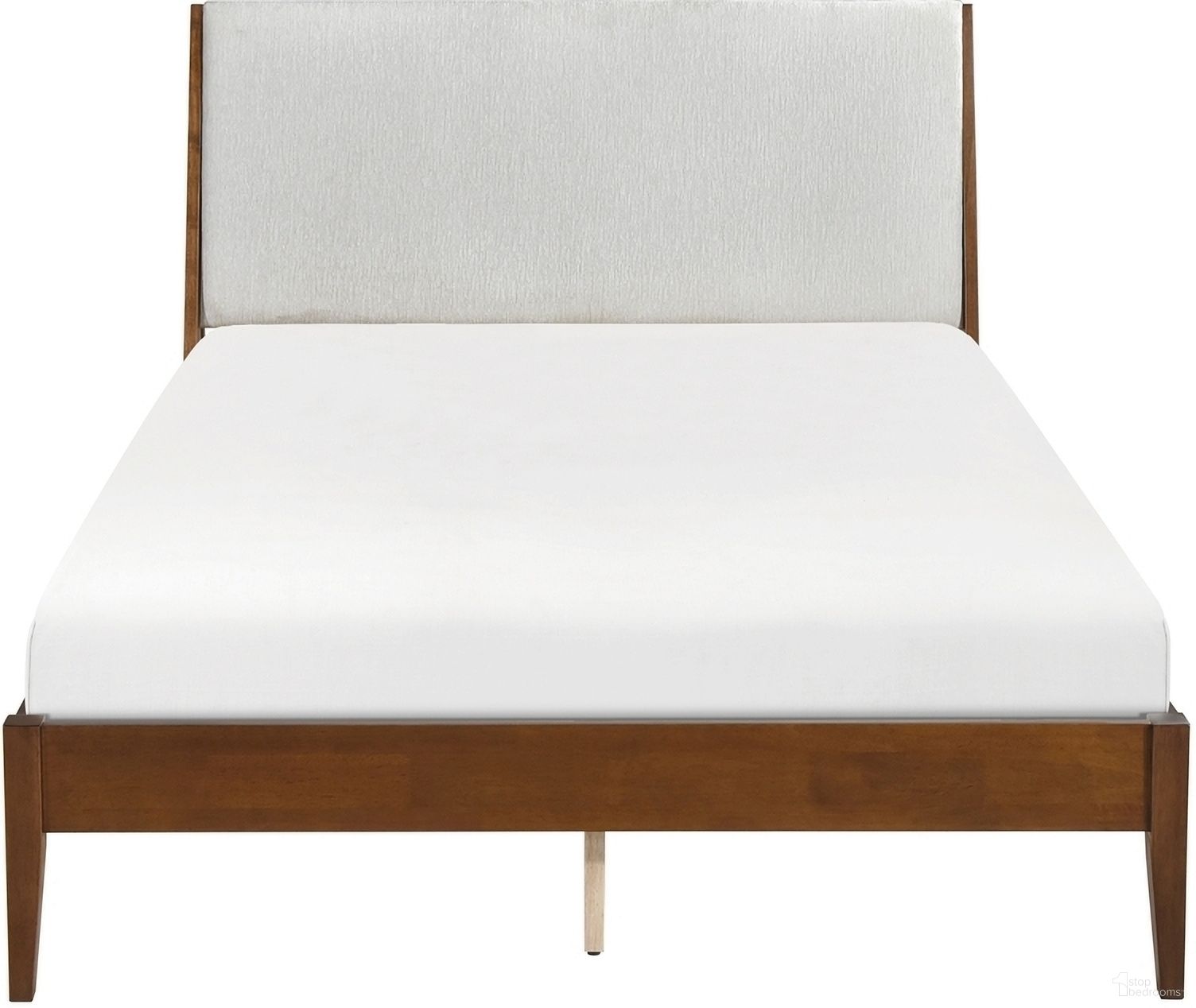 Jasper Full Platform Bed In Brown and Gray