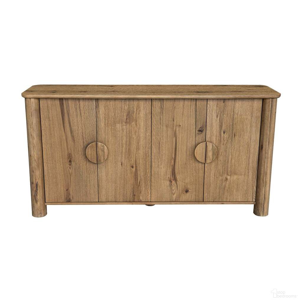The appearance of Jasper Large Sideboard In Natural designed by LH Imports in the rustic / southwestern interior design. This natural piece of furniture  was selected by 1StopBedrooms from Jasper Collection to add a touch of cosiness and style into your home. Sku: JAS004B. Material: Oak.