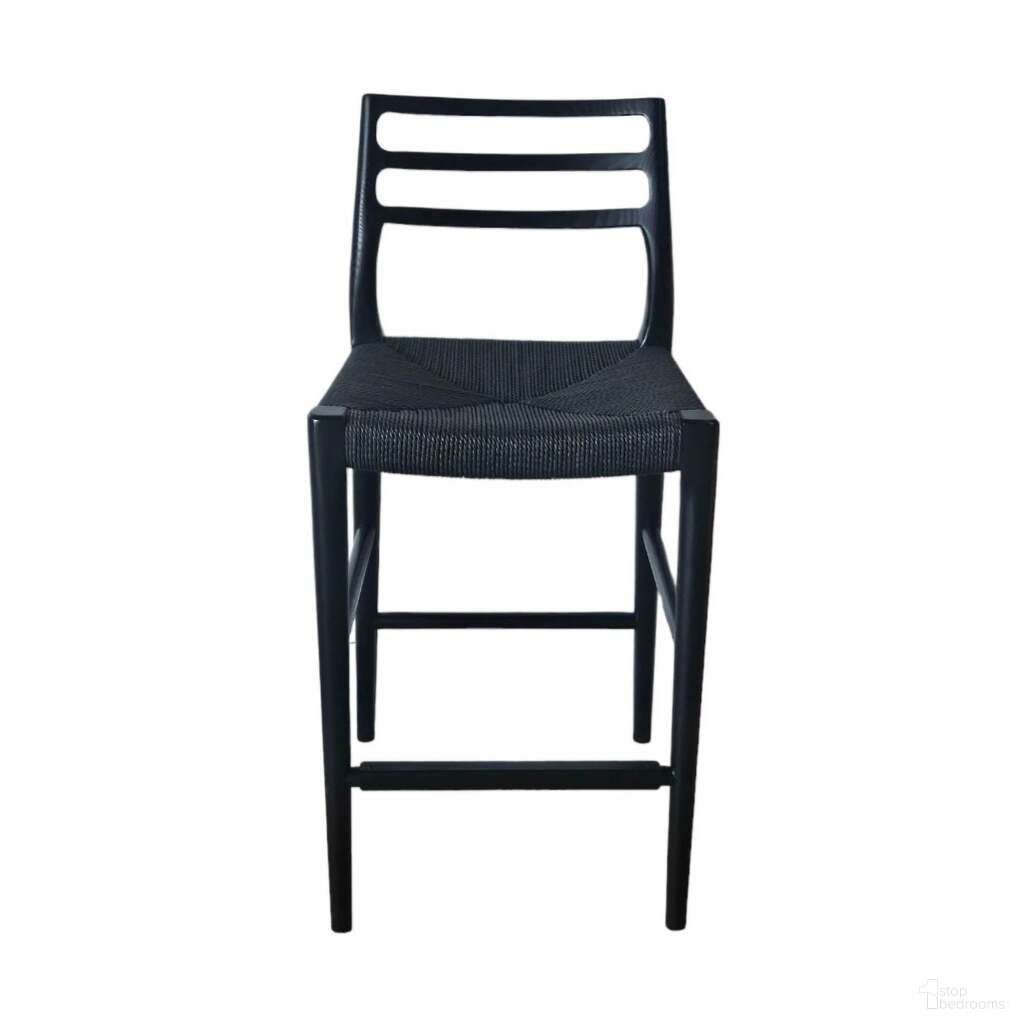The appearance of Java Narrow 26 Inch Counter Stool In Black designed by LH Imports in the transitional interior design. This black piece of furniture was selected by 1StopBedrooms from Java Collection to add a touch of cosiness and style into your home. Sku: JAV026-BLK. Material: Ash Wood.